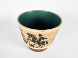 Uberlacker Keramik - West Germany - Rensbach Baumbach - plantenpot - 70's