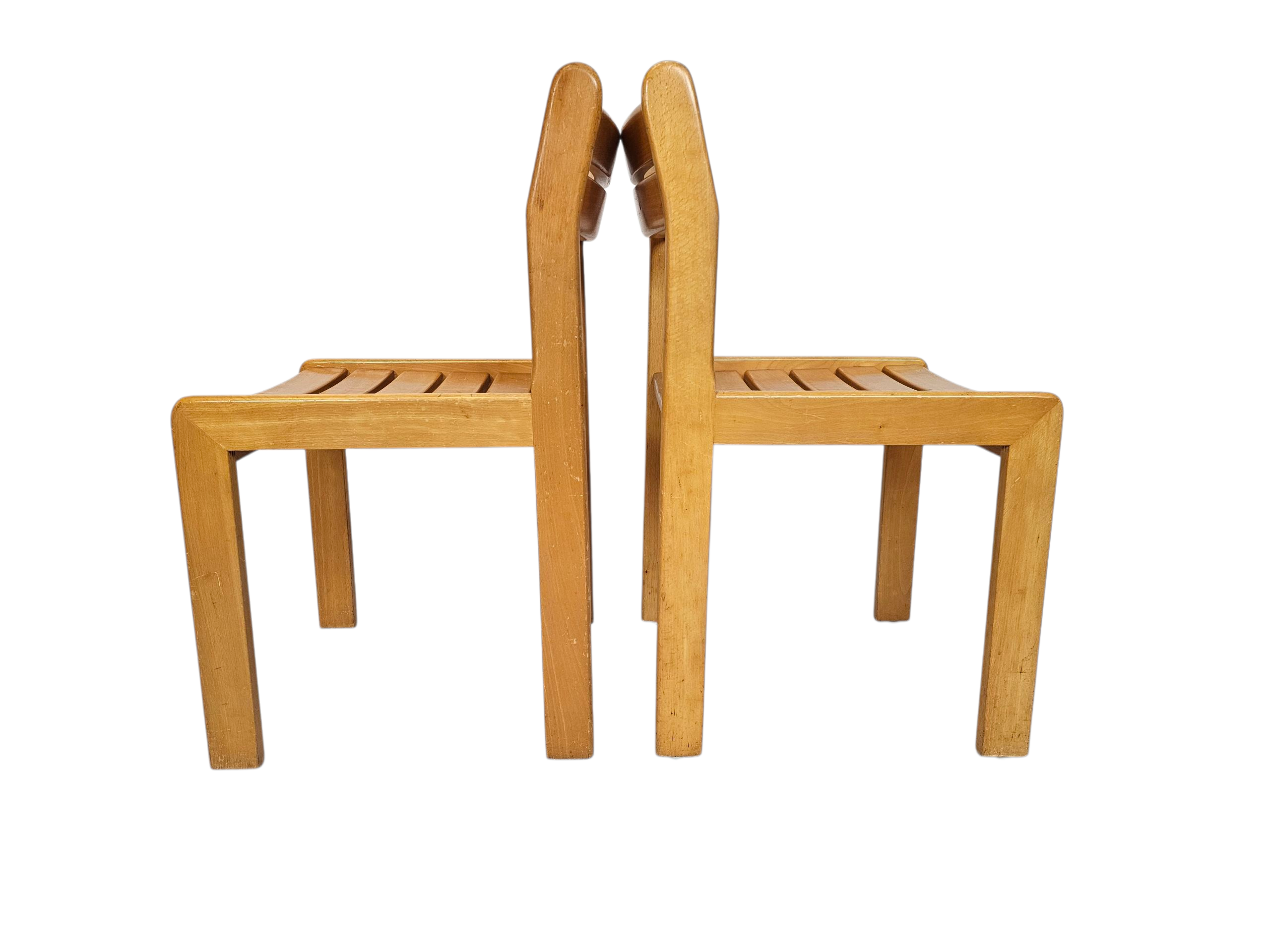Wilkhahn chairs (2) set - beukenhout - Germany - 3e kwart 20e eeuw