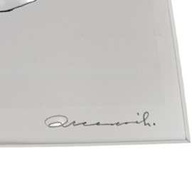 Mohammed Quraish -zeefdruk - oplage 61 van 100 - 1990-2000