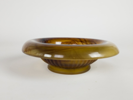Cloud glas - Art Deco - George Davidson - model 1910MD - Amber - 1930's