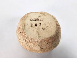 Ravelli -  Jaap Ravelli - Valkenburg -  asbakje - model 283 - gesigneerd - 1960's