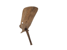 Palaver Chair - Barium/geboortestoel - massief hardhout - Malawi - 3e kwart 20e eeuw