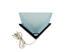Dijkstra Holland - Fokke Dijkstra - model Zucca 2 - wandlamp - frosted glass - 80's