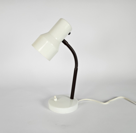 Hala Zeist stijl  - bed/tafel/bureaulampje - flexible hals - 3e kwart 20e eeuw