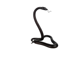 Edgar Brandt - brons - 'Cobra' horlogehouder - 1e helft 20e eeuw