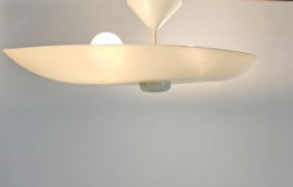 Paraplulamp - Retro - Vintage - glas - metaal - 3e kwart 20e eeuw