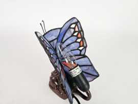 Mabrilux lighting  -  'Butterfly' - Tiffany stijl - glas en lood -  brons - 2000