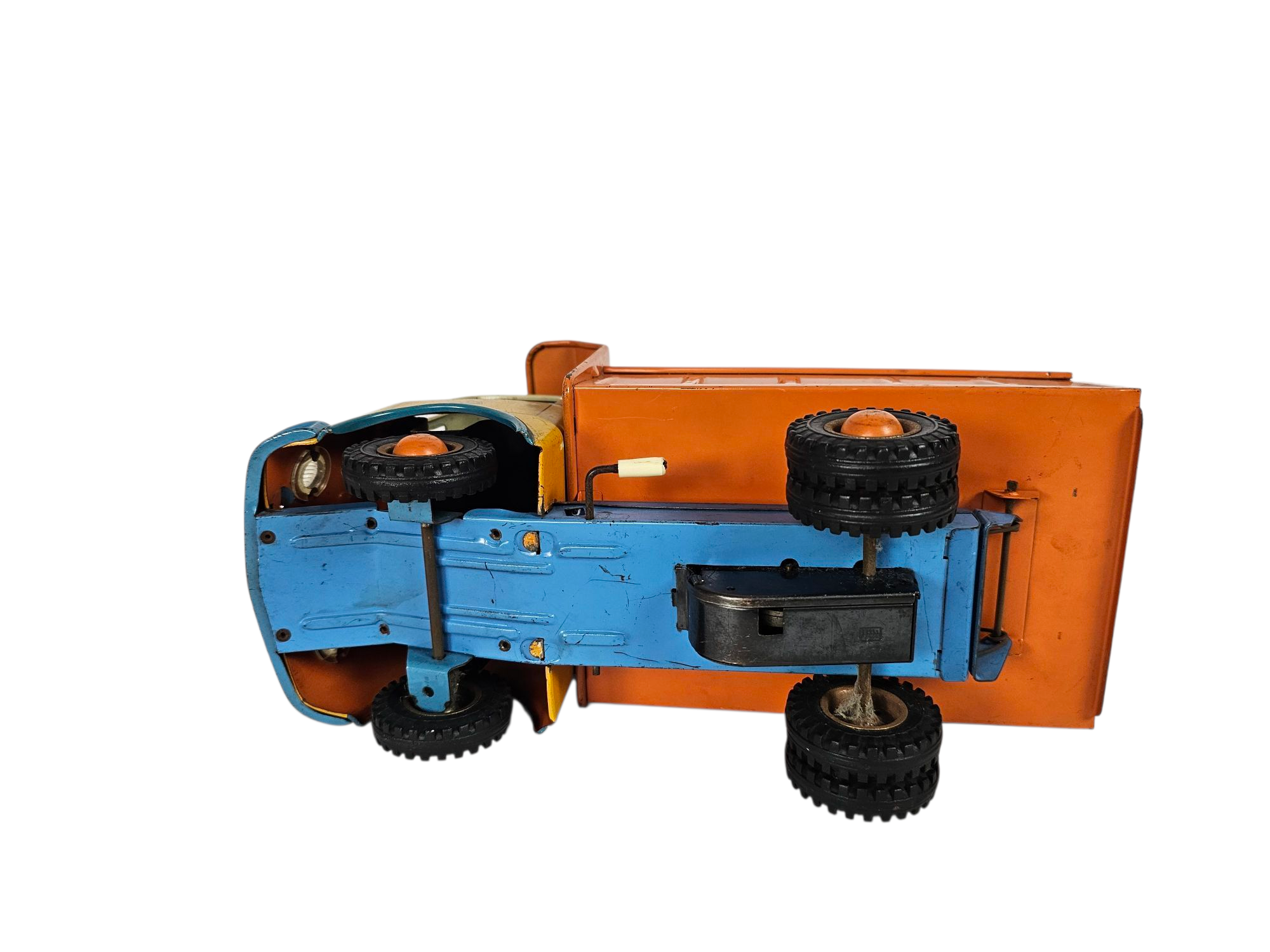 GAMA - blikken speelgoed - hydraulische  dump truck -  Germany - 1950-1959 -