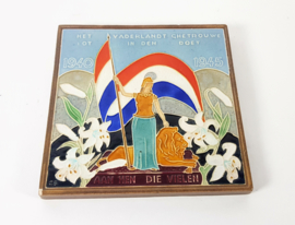 Dutch design - Westraven Utrecht - cloisonné tegel - 1940 - 1945