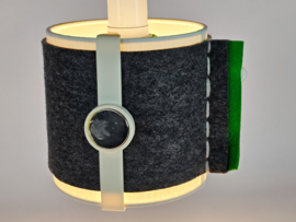 Vintage / muurlamp - magneetlamp - vilt - 3e kwart 20e eeuw