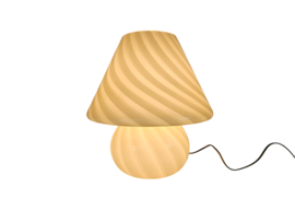 XL - Murano -  Vetri- Venini - mushroom lamp - spiraallamp -  Swirled Glass lamp - 60's