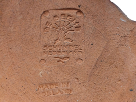 Kees van Valderen - (1916-1990) - De Beemd Schijndel - kandelaar - terra cotta  - 1e kwart 20e eeuw
