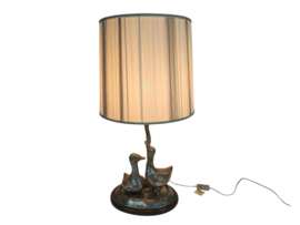Etain - Tin - XL vloerlamp -  Decoratieve figuurlamp - 3e kwart 20e eeuw