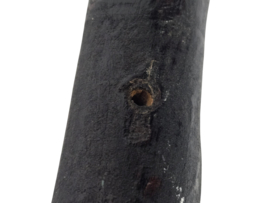 Rungu - slaginstrument - Afrika - Aka Knobkerry - ebbenhout - 3e kwart 20e eeuw