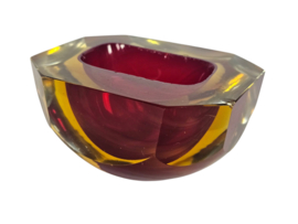 Murano Sommerso - Flavio Poli - Facet geslepen - Italie - 60's
