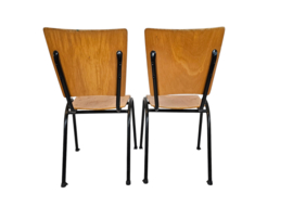 Marko - Ynske Kooistra - schoolstoel - industrieel - hout - metaal -60's