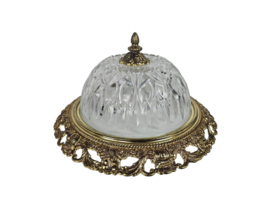 Massive - Hollywood Regency stijl - messing - glas - 3e kwart 20e eeuw