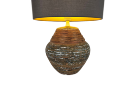 Herda Holland - tafellamp - terra cotta - aardewerk - 70s