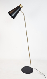 Kare design - model 'Richmond black' - vloerlamp - zwart - goud - 2020