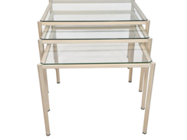 Bijzettafels -  miniset - nesting tables - Italian - 70's