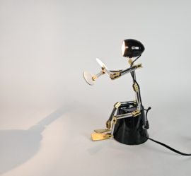 Osqar lamp  - Ygnacio Baranga - robot lamp - mid century modern - Kumade - 1980