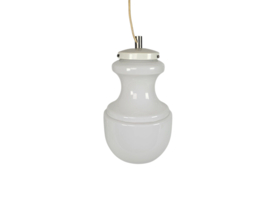 Murano - Italie - kegellamp - opaline - hanglamp -  mid century - 70's