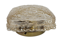 Glashütte Limburg - Amber  - plafondlamp - glas - metaal - 70's