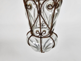 Murano - Venetië - kroonluchter - mond geblazen - glas - ijzer - 3e helft 20e eeuw