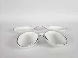 Guzzini - design Guzzini Lab - 'Two tone' - Appetiser Tray - vintage - 90's