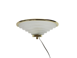 Happy Light - Vintage muurlamp - Hollywood Regency stijl - geperst glas - 80's