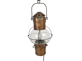 Scheepslamp - 'Union Lantern' - Maritiem verlichting - messing - 1e helft 20e eeuw