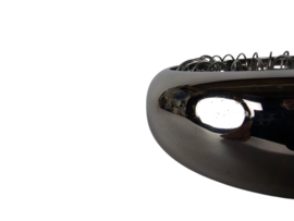 Achille Castiglioni voor Alessi - spiraalasbak - spirale -  7690 - gepolijst - RVS - 80's