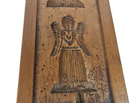 Volkskunst - Speculaasplank - Koekplank -  Antiek - 19e eeuw