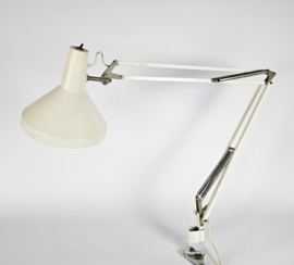 Hala Zeist - architectenlamp - wandlamp - Busquet - gebroken wit - 60's