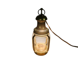 Messing - lantaarn - muurlamp - wandlamp - 1e kwart 20e eeuw