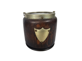 Victoriaans - eikenhout - zilver -  'Ice bucket' - Engeland - 1930's