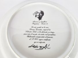 Salvador Dali - 'Avaricia Y despilfarro Purgatorio Canto 20' - bord - verguld - gesigneerd - 1981