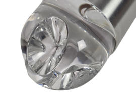 Raak Amsterdam - B 1015 - 'bullet' hanglamp - aluminium - kristal - Holland - 60's
