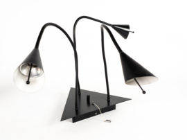 Hala Zeist - Plafondlamp - 3 flexibele armen - halogeen - post modern - 80's