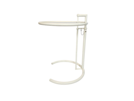 Design Side table - Eileen Gray stijl -  metaal - glas - 80s