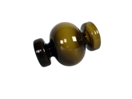 Ingrid glass-  bruin - glas - West-Germany - 70's