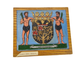 Stads & Provinciewapens - Historische Wapenschilden - hout - (8) -  2e helft 20e eeuw