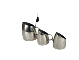 Art deco stijl - Bauhaus - koffie/thee set. (3) - metaal - chroom - zilver - bakeliet - 2e kwart 20e eeuw