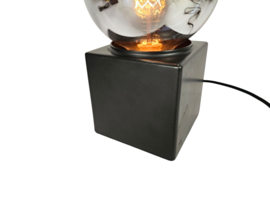 Dutch design - Space Age - Philips design spiegelbol lamp - tafel/bureaulamp - 70's