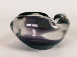 Leerdam glas - Andries Copier - Kristal - Asbak -  geslepen  glas - 1940's