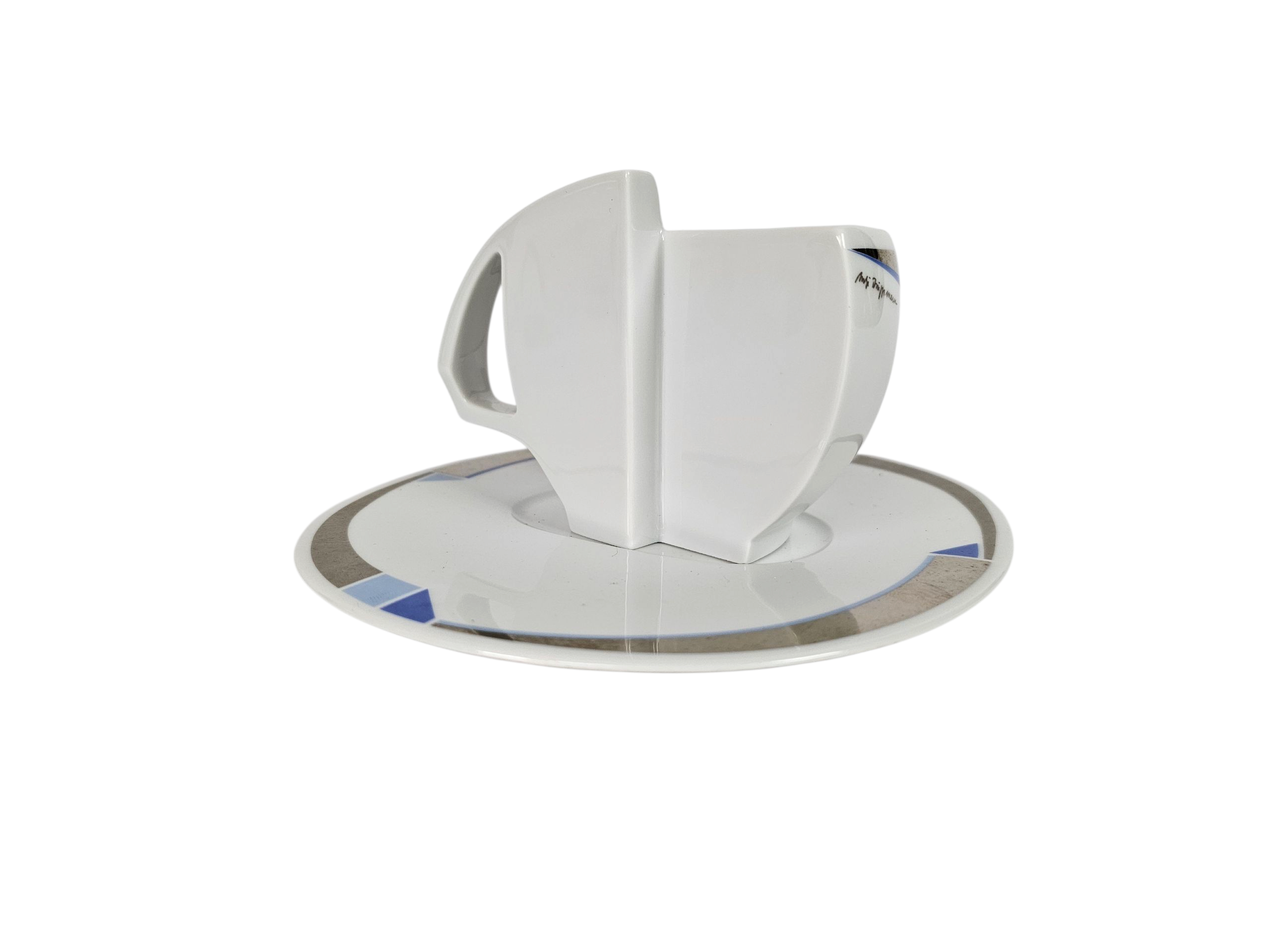 Rosenthal - Studio Line - Memphis stijl - Antje Bruggemann - Kunstlertasse Nr. 24 - Germany -