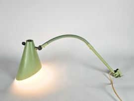 Hala Zeist - H. Th. Busquet -  flexibele hals - tafellamp -  Bauhaus - 1950's