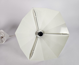 D - L lampen Holland - Pyramide hanglamp - metaal - wit - 80s