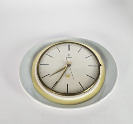 Junghans Electora - wandklok - attr. Max Bill -  geglazuurd porselein - 1950s