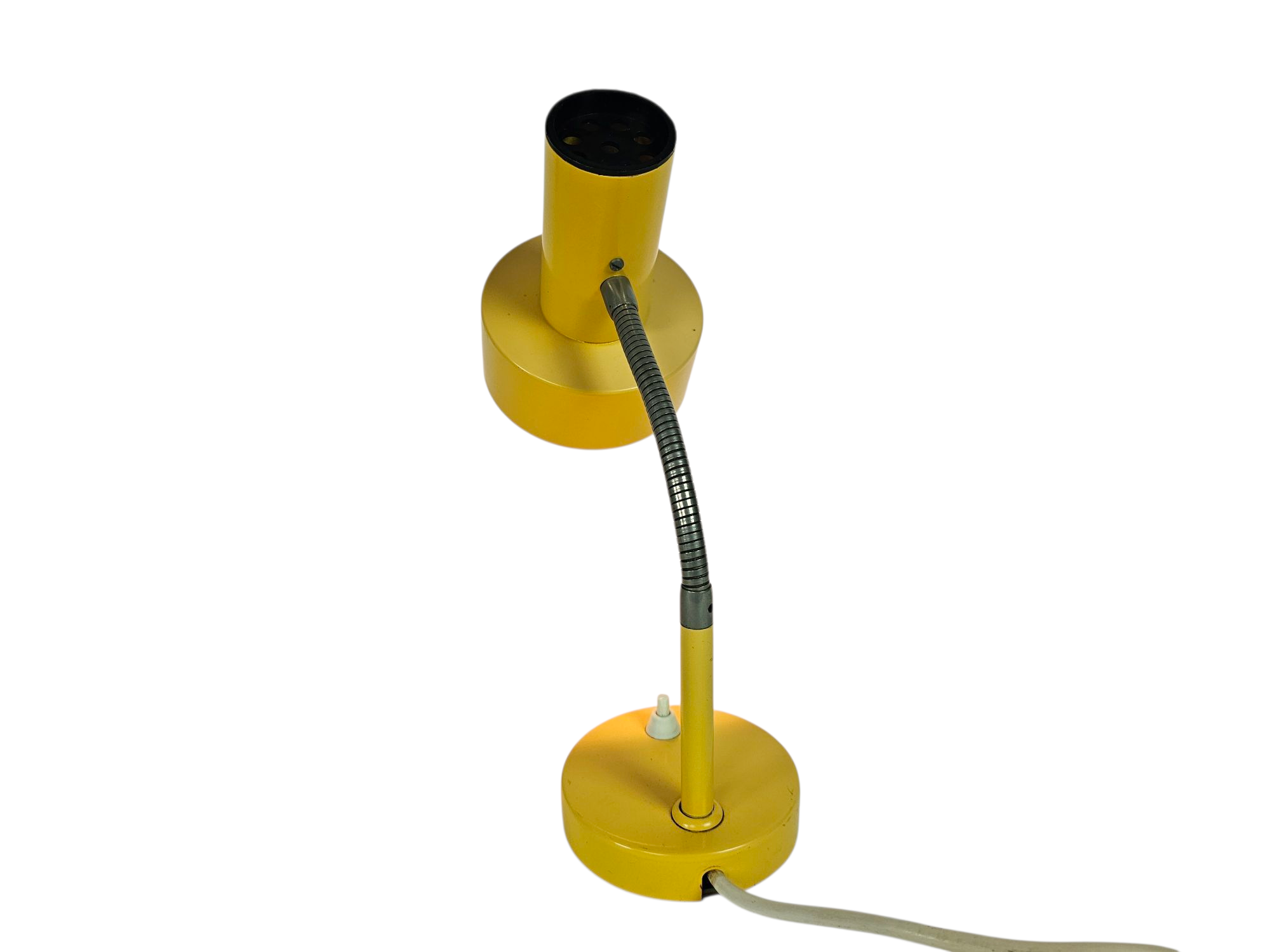 Herda - Hala Zeist stijl - tafellamp - bureaulamp - okergeel - flexibele hals - 60's